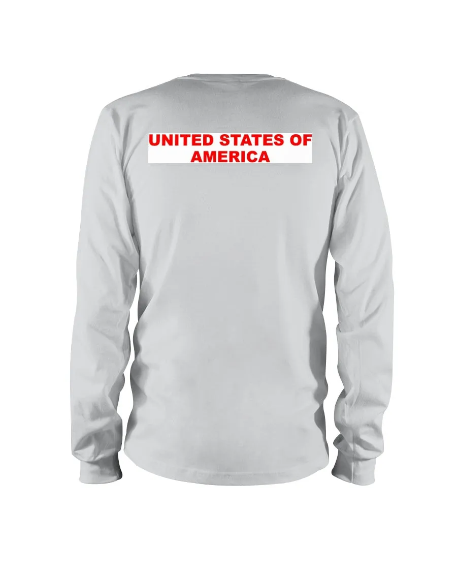 American Flag Gildan Long Sleeve T-Shirt