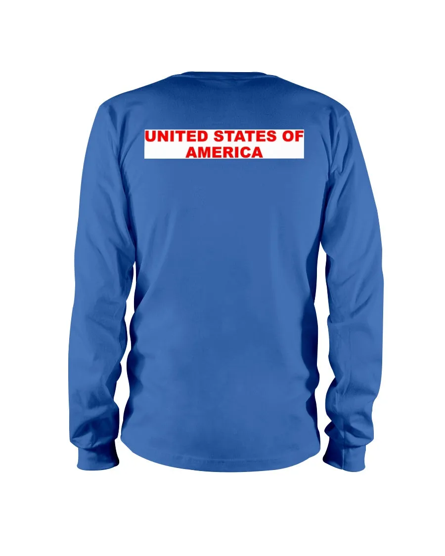 American Flag Gildan Long Sleeve T-Shirt