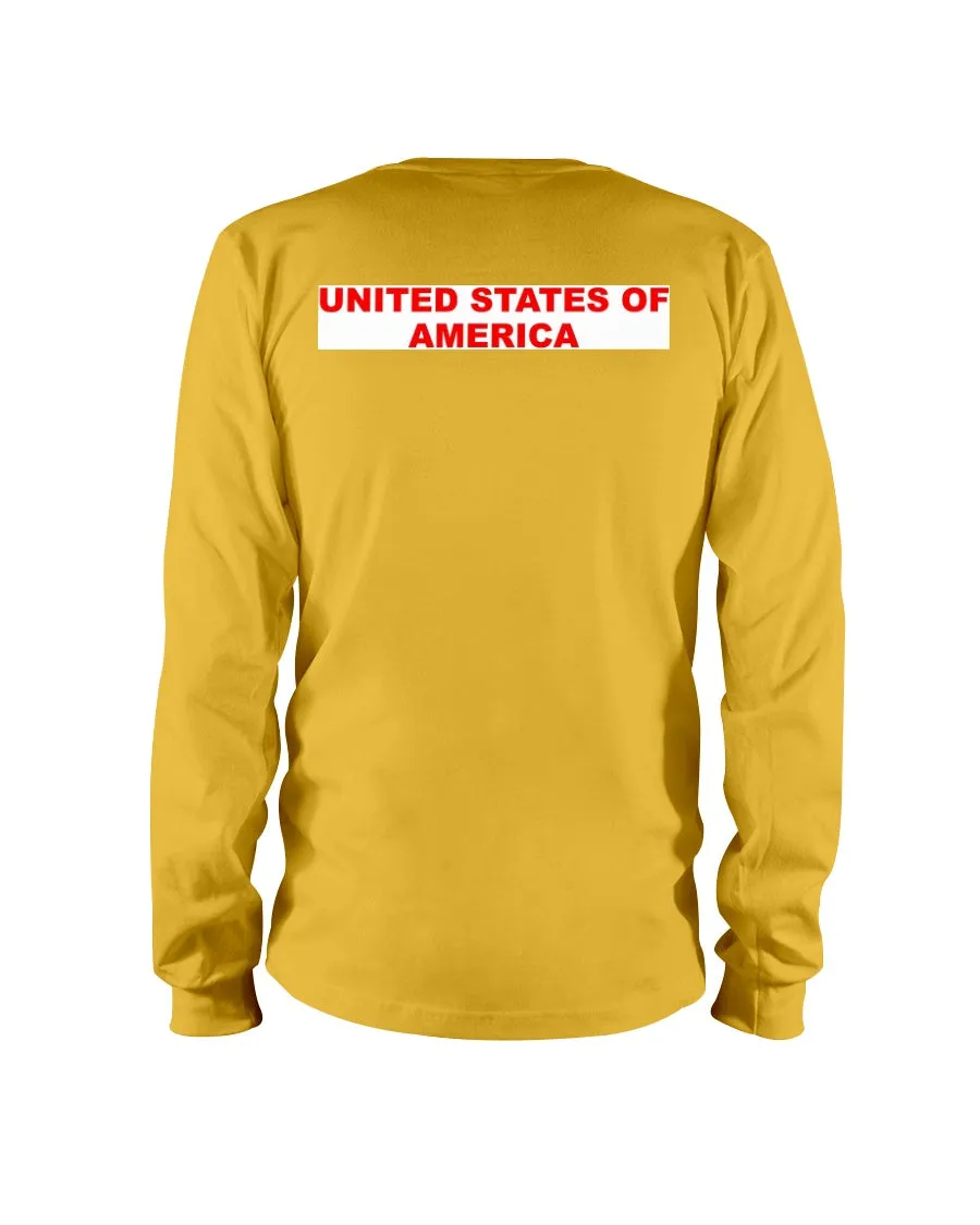 American Flag Gildan Long Sleeve T-Shirt