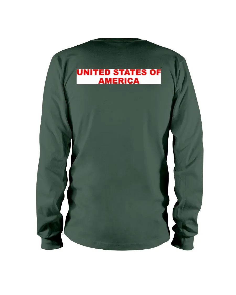 American Flag Gildan Long Sleeve T-Shirt