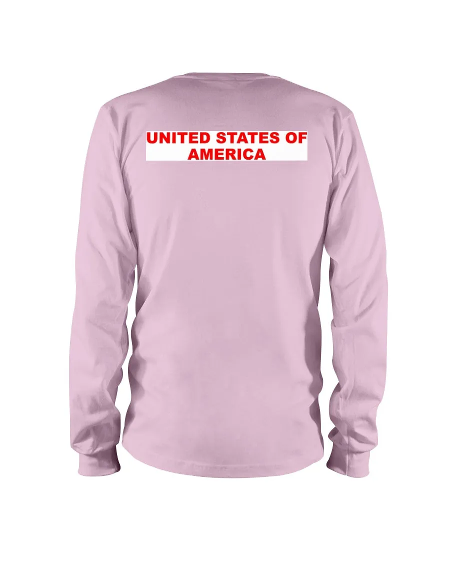 American Flag Gildan Long Sleeve T-Shirt