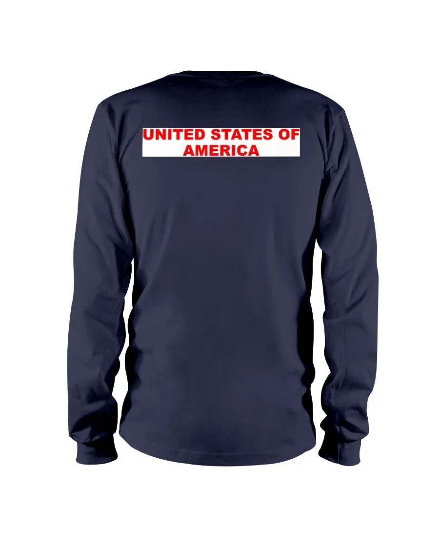 American Flag Gildan Long Sleeve T-Shirt