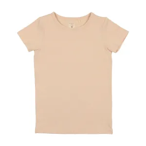 Analogie Solid T-Shirt Short Sleeve - Natural