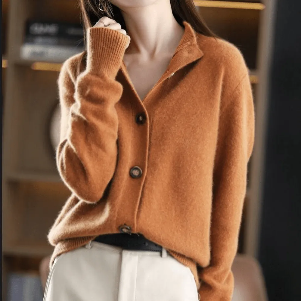Anny™ | Luxurious Cashmere Knit Cardigan