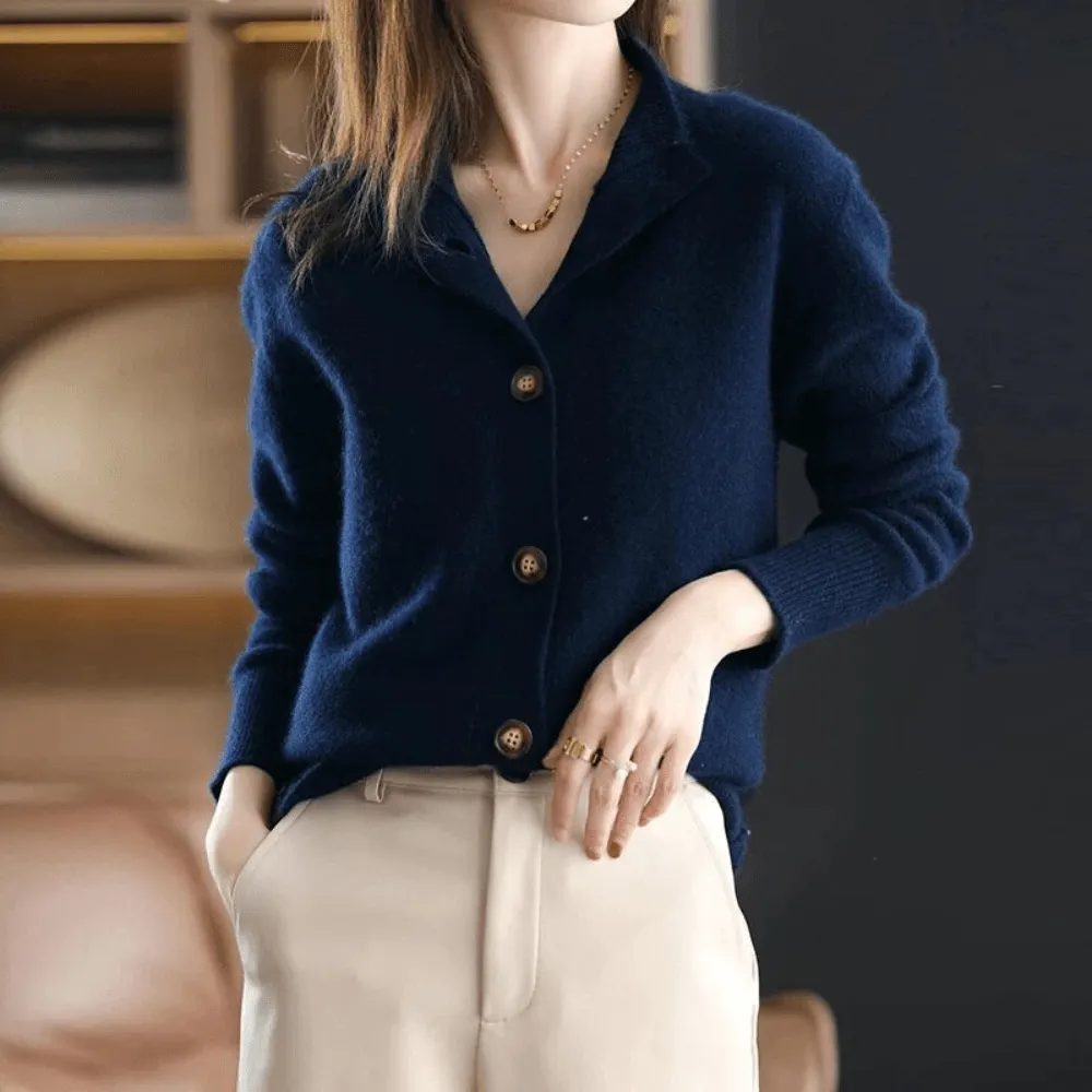 Anny™ | Luxurious Cashmere Knit Cardigan