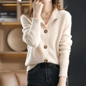 Anny™ | Luxurious Cashmere Knit Cardigan