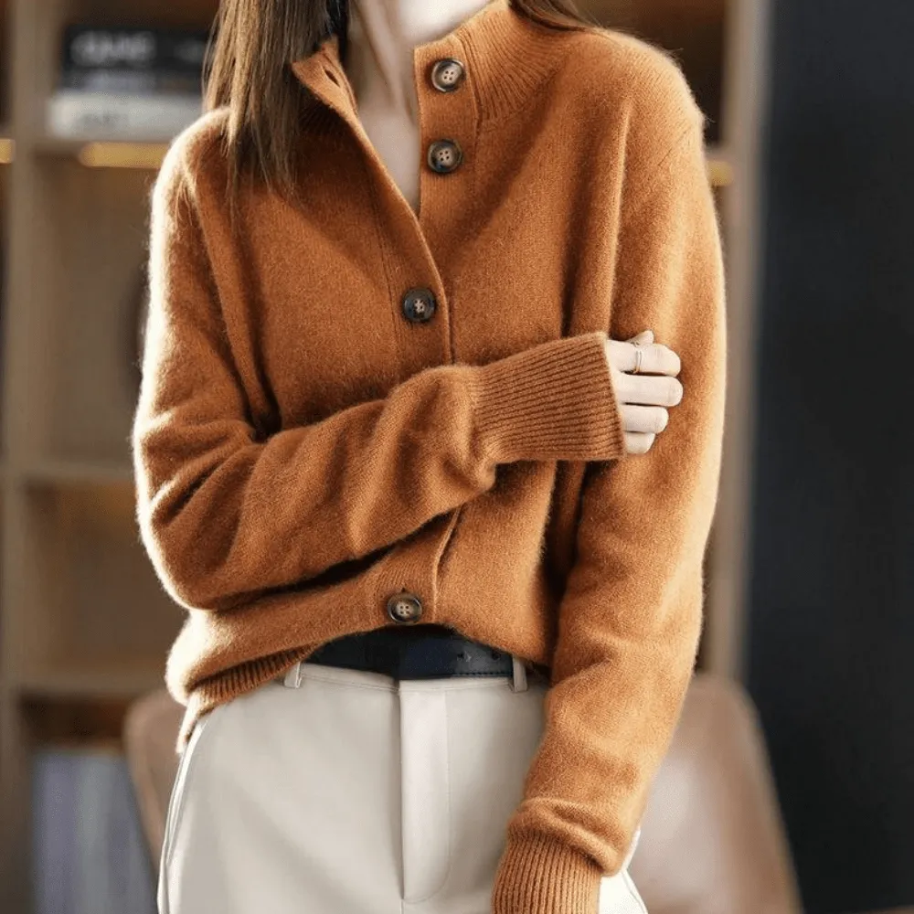 Anny™ | Luxurious Cashmere Knit Cardigan