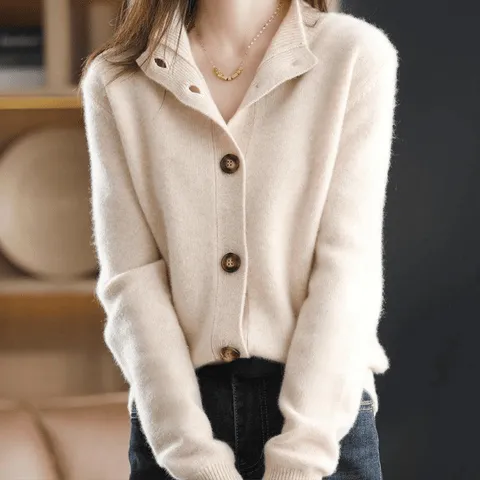 Anny™ | Luxurious Cashmere Knit Cardigan