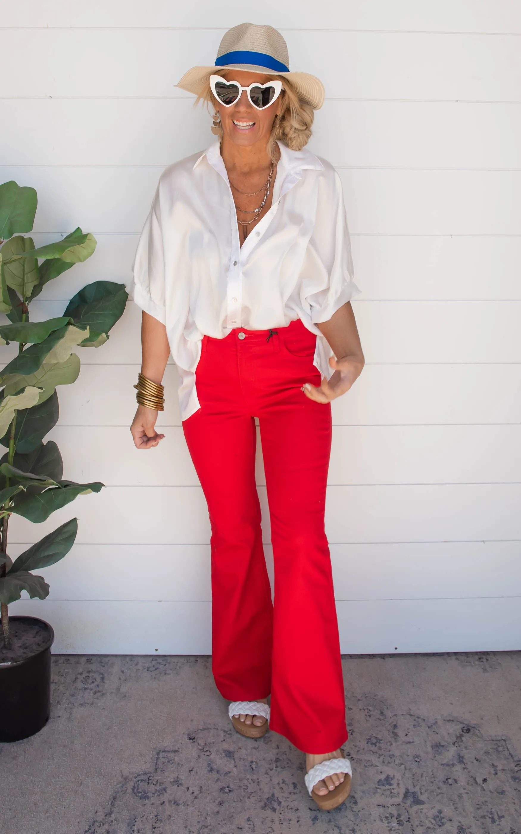 Arizona Ivory Button Down Blouse | FINAL SALE