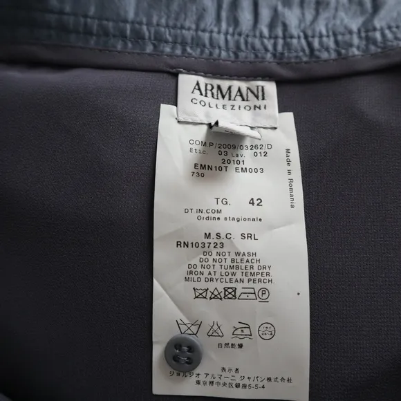 ARMANI Collezioni  Silk  Blue  Ice Pencil Skirt