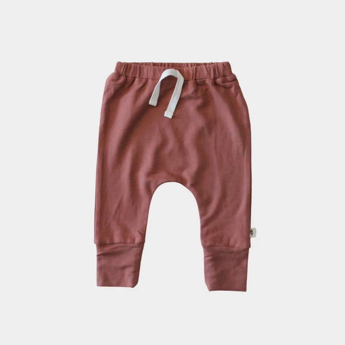Babysprouts Slim Harem Pants in Rosewood