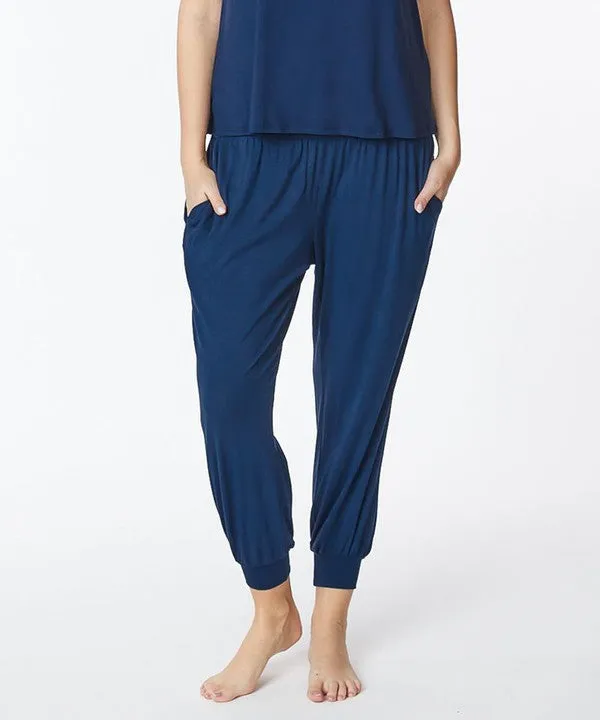 BAMBOO yoga fold-over jogger
