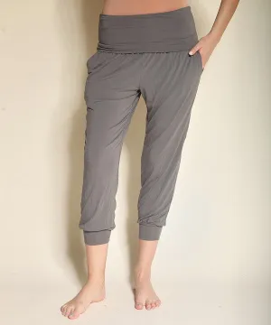 BAMBOO yoga fold-over jogger