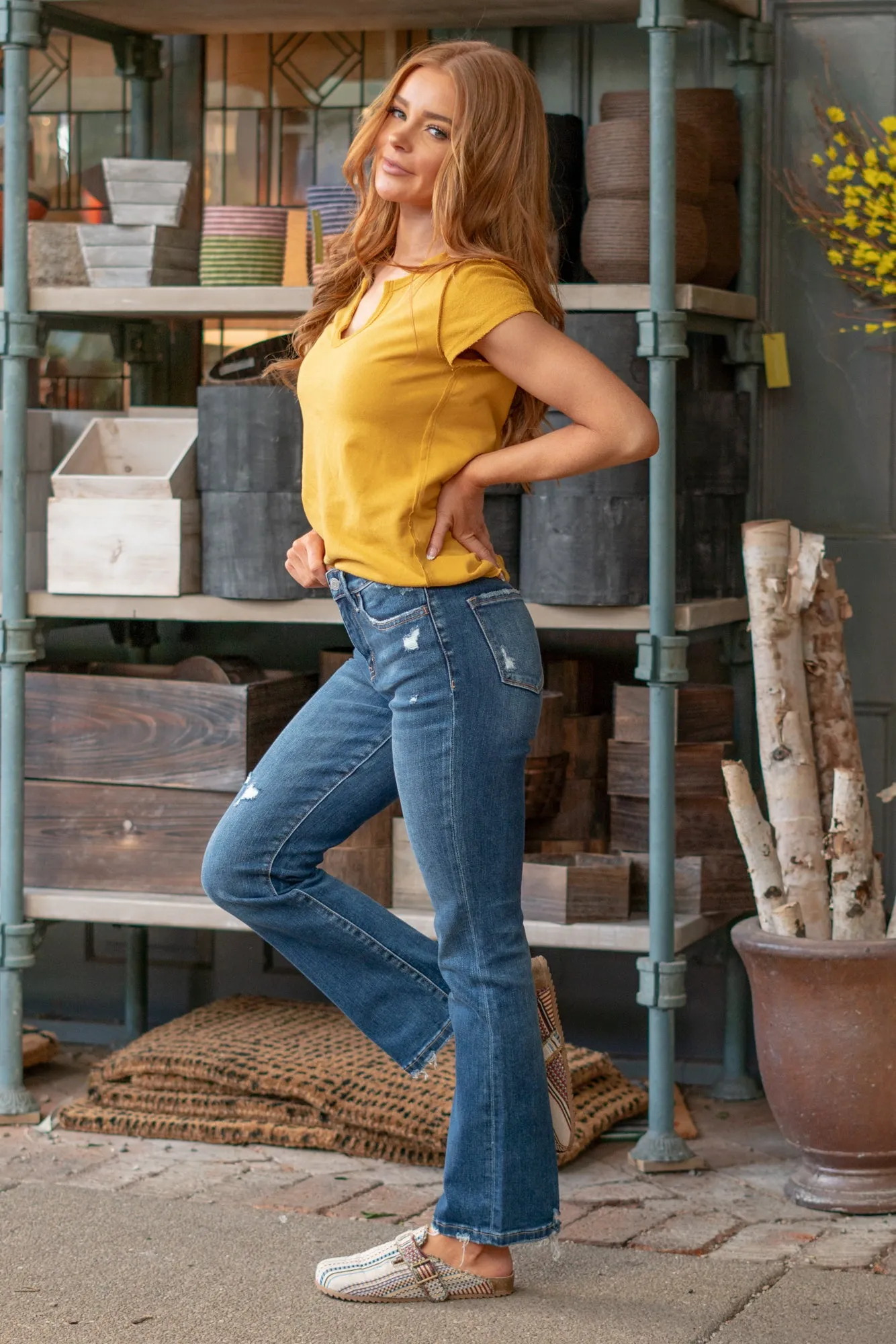 Beam High Rise Bootcut