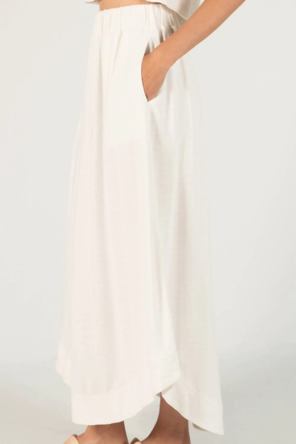 Before You - Linen Maxi Skirt