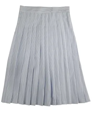 Belati Seersucker Pleated Skirt