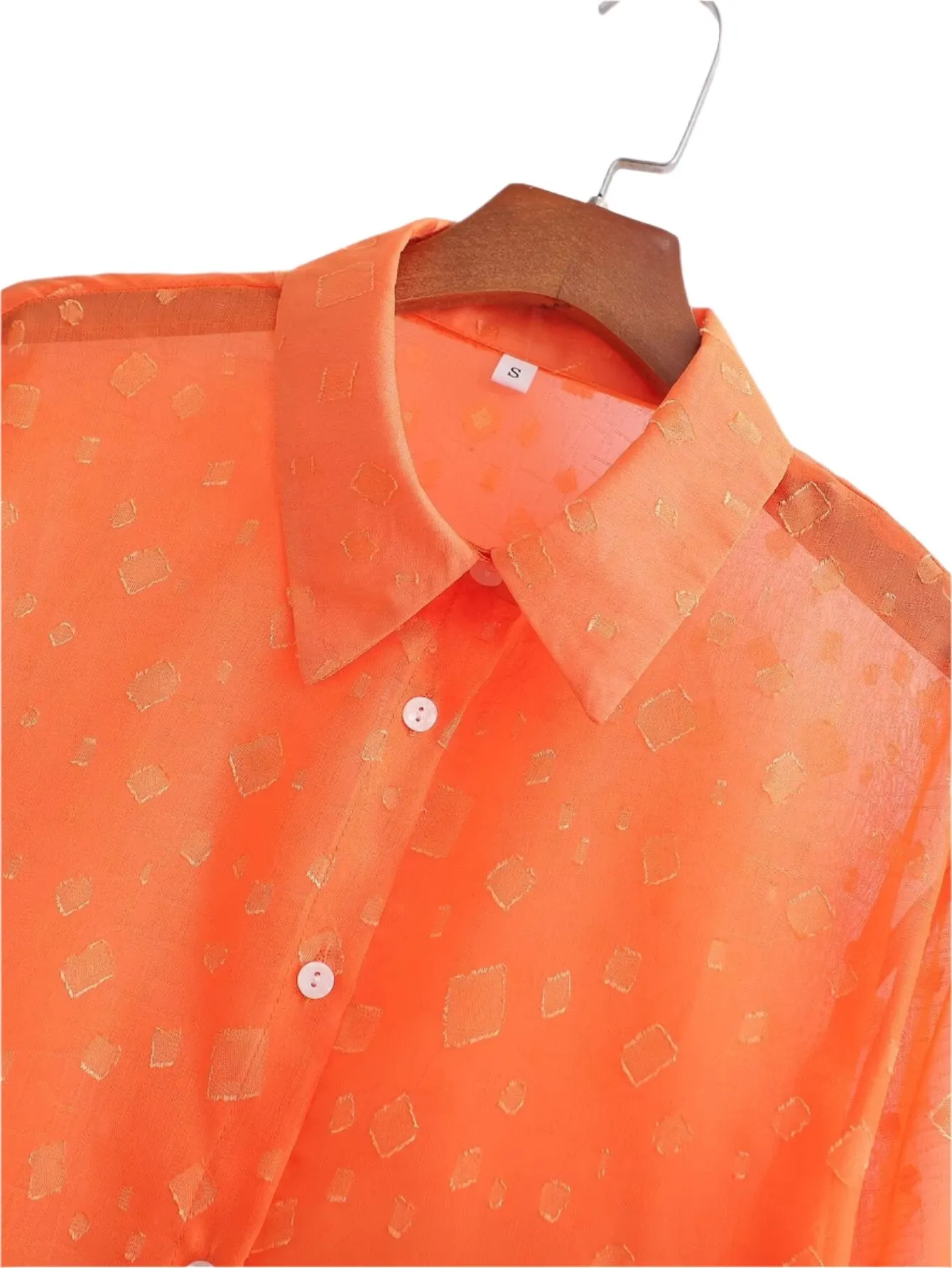 Bell Sleeve Button Down Blouse