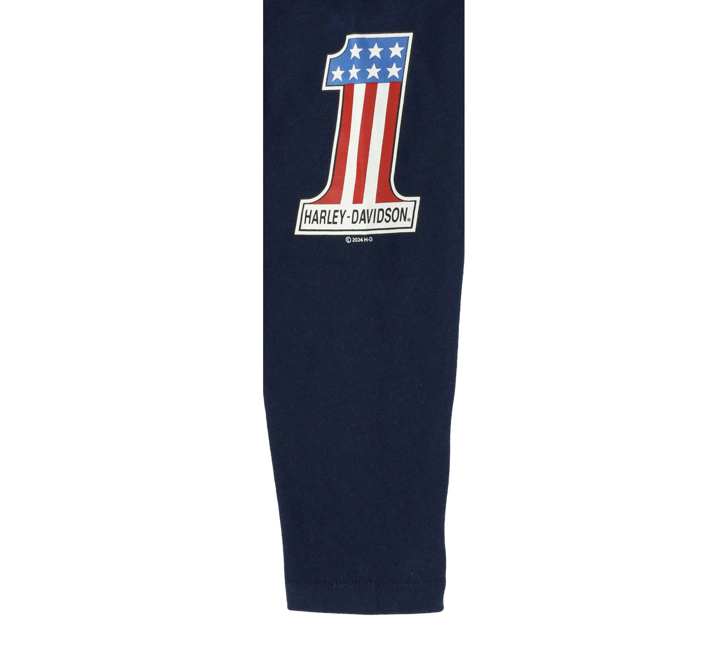 Big Boy's # 1  Long Sleeve Tee - Navy