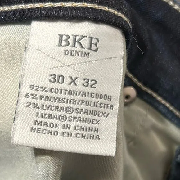 BKE Gabby high rise curvy bootcut jean Darker wash Size 30
