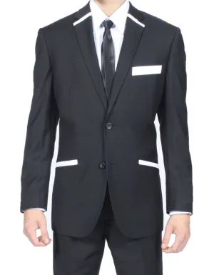 Black & White Trim Tuxedo