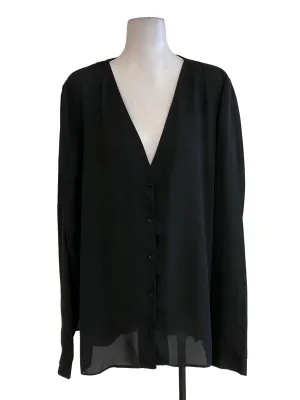 Black Button Down Blouse