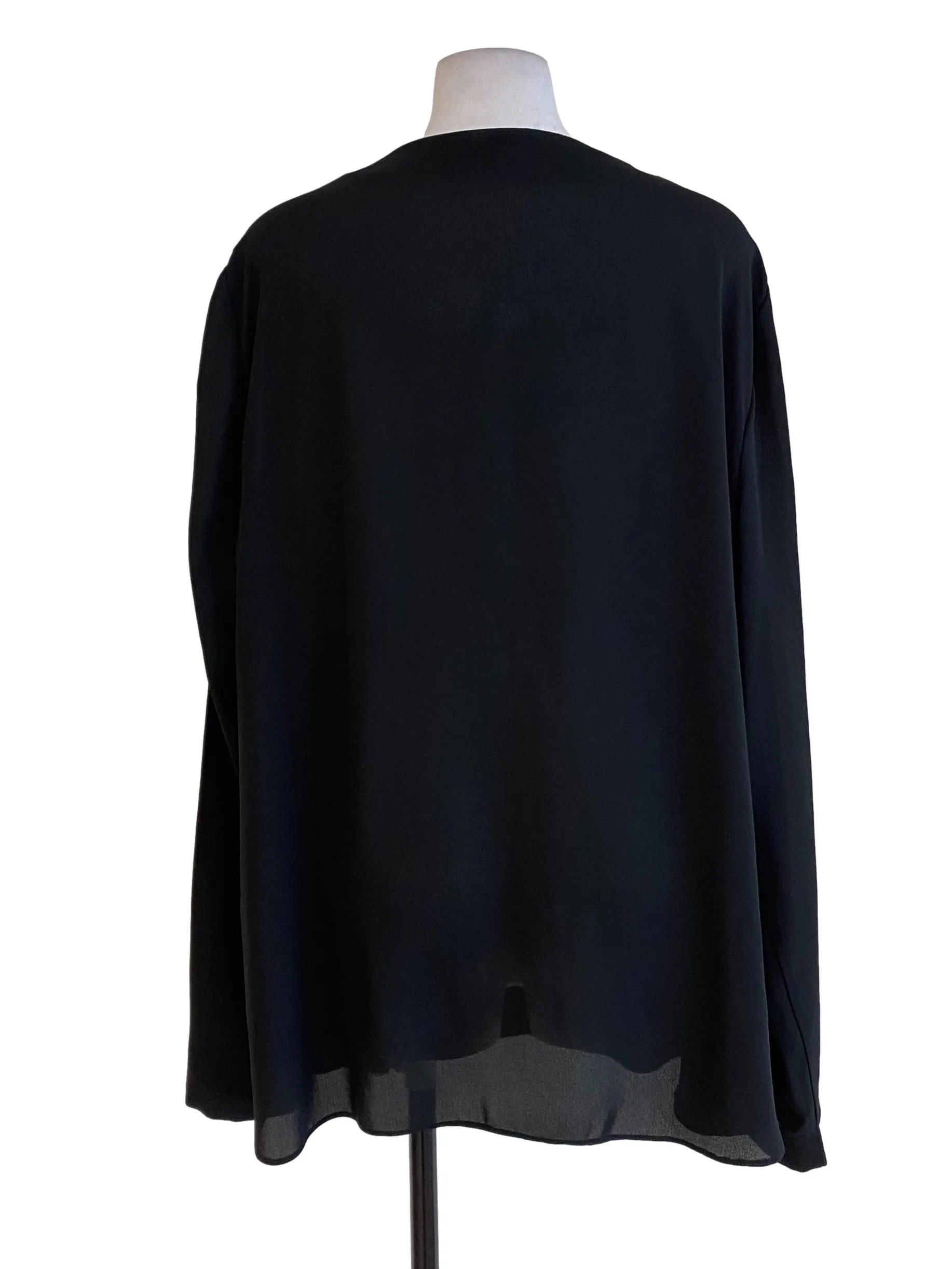 Black Button Down Blouse
