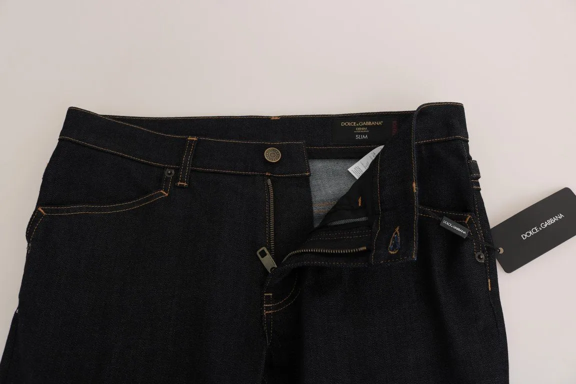 Black Denim SLIM Stretch Jeans