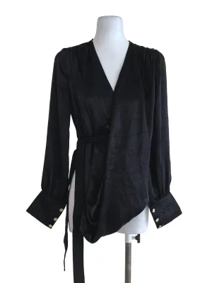 Black Plain Blouse