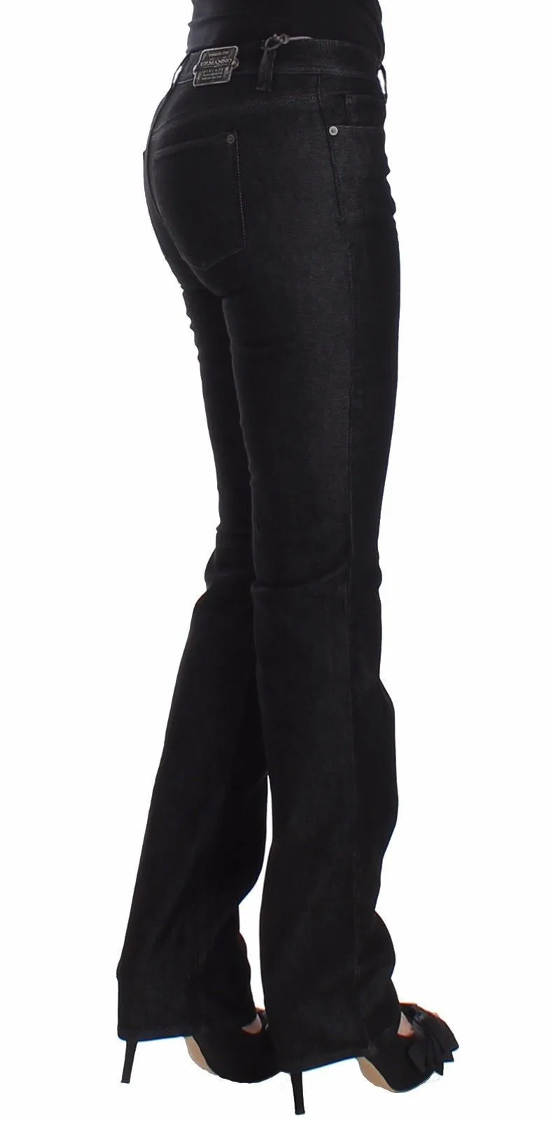 Black Slim Jeans Denim Pants Skinny Leg Stretch