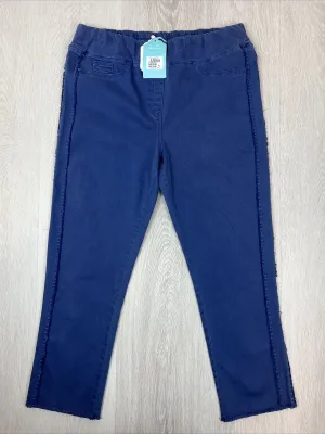Blue Illusion Womens Blue Benjajean Jeggings Size XL (New)
