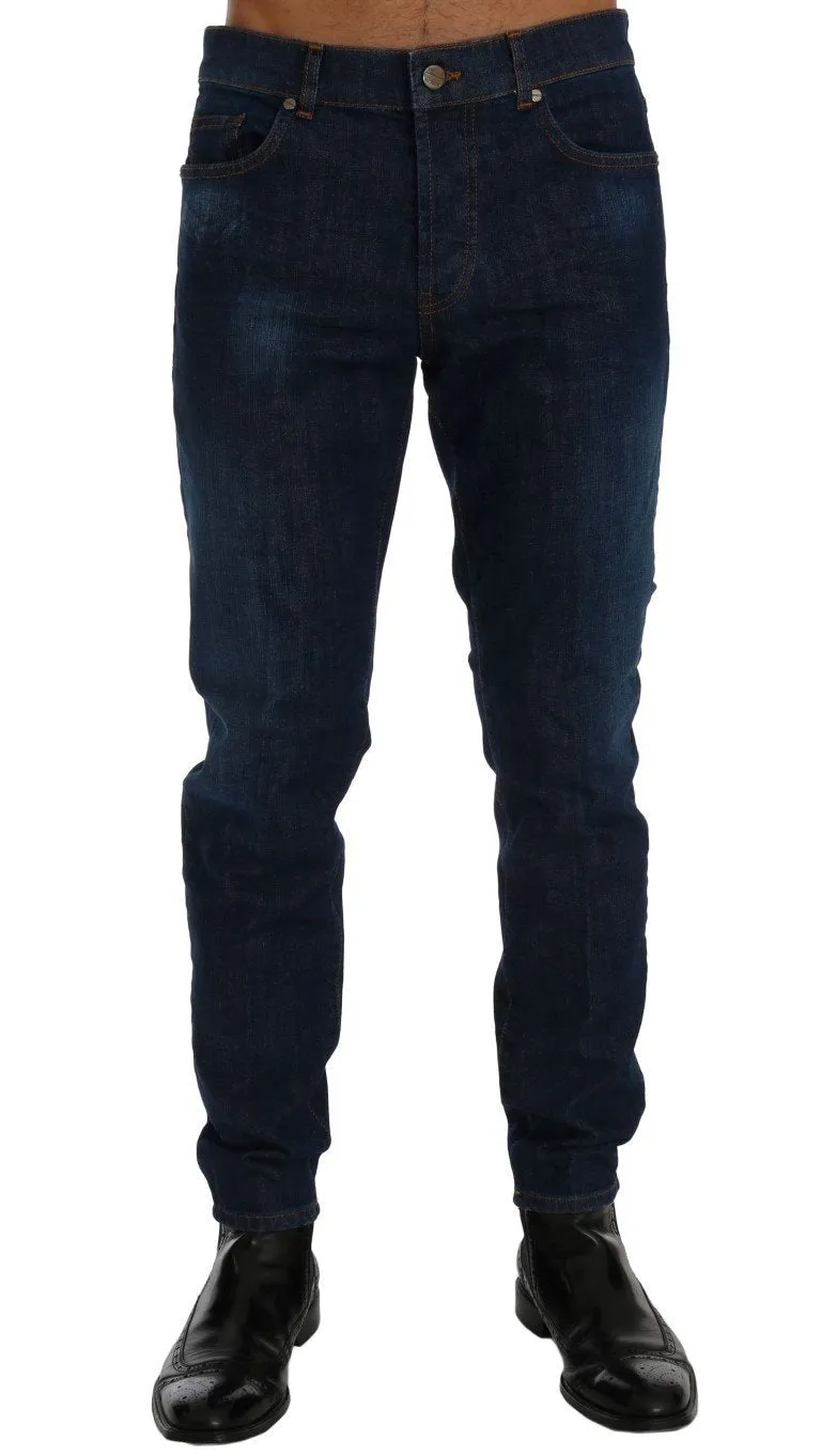 Blue Wash Aberdeen Slim Fit Jeans