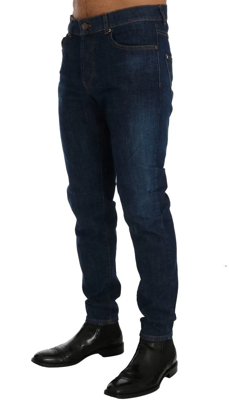 Blue Wash Aberdeen Slim Fit Jeans