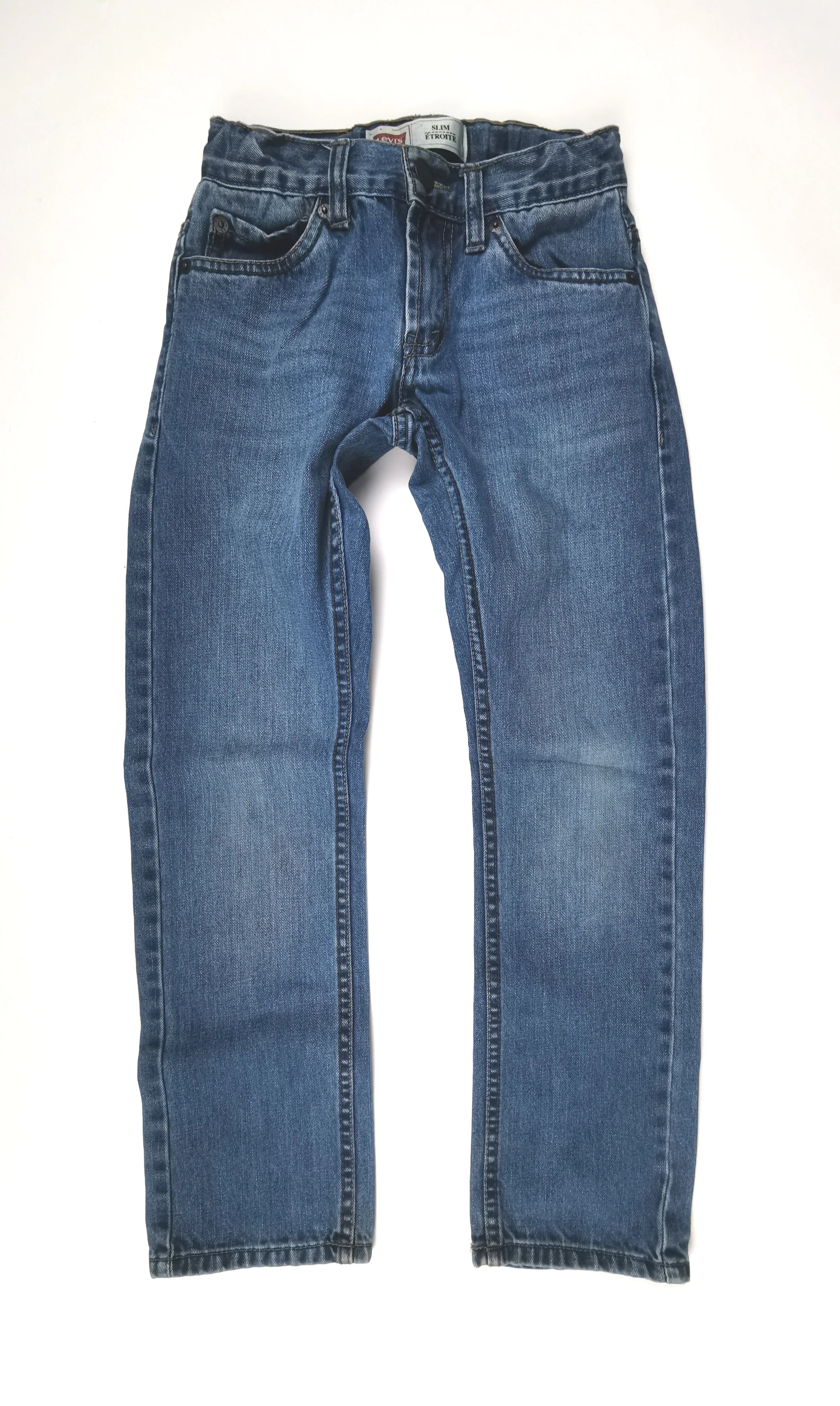 BOY SIZE 10 YEARS - LEVI'S 511, Light Blue, Slim Fit Jeans, Cotton EUC B57