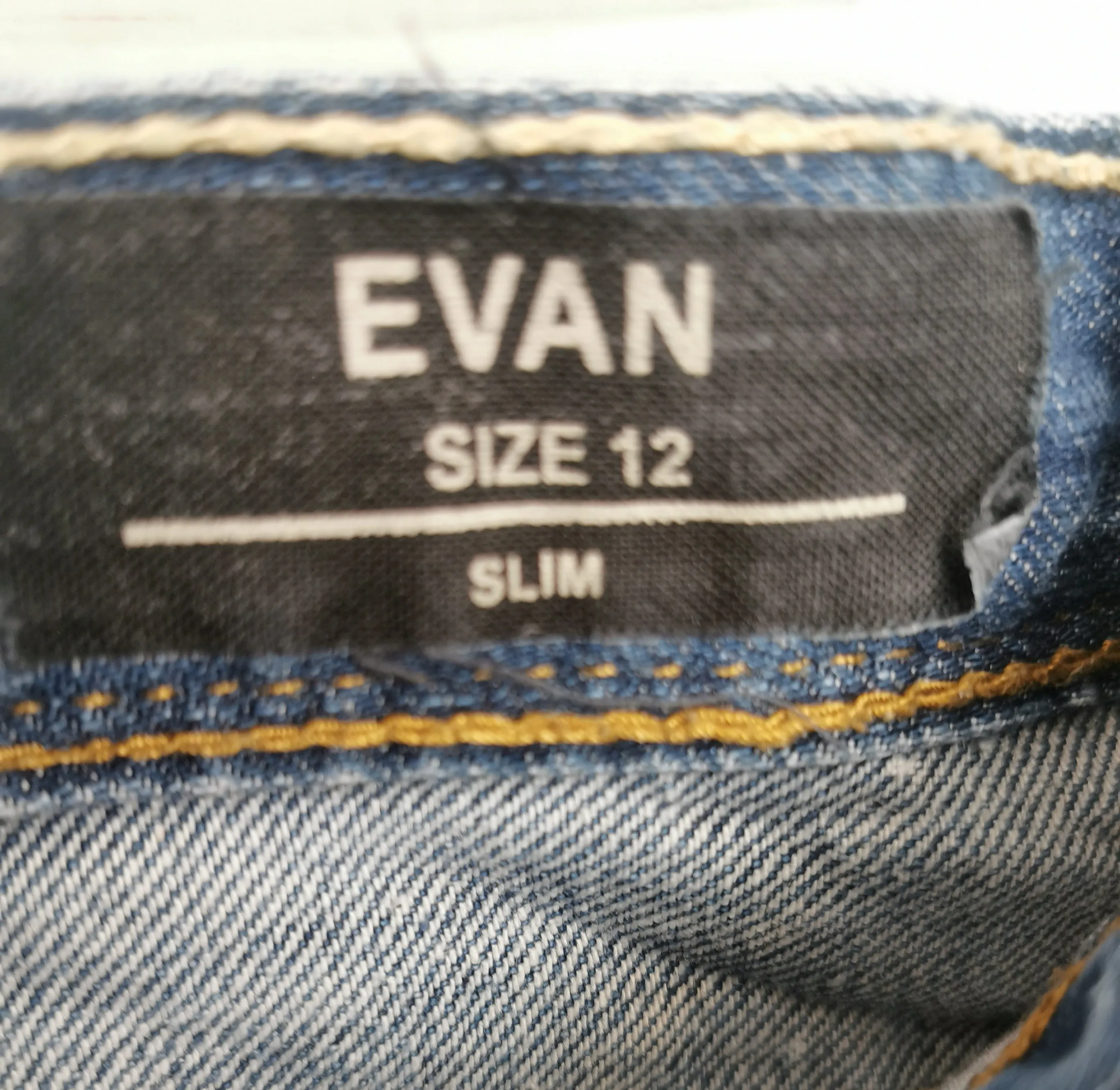 BOY SIZE 12 YEARS - BUFFALO, Style: 'Evan' Slim Fit Jeans EUC B57
