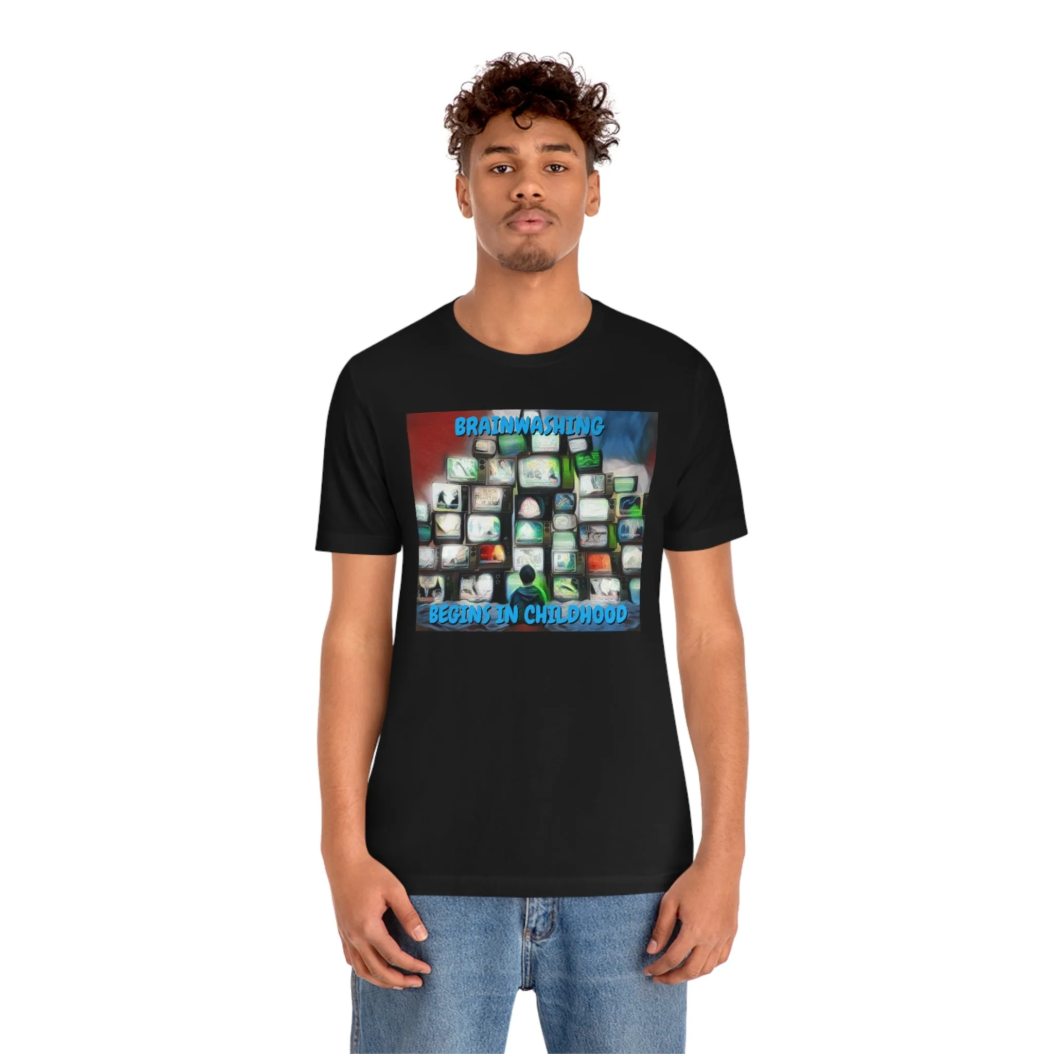Brainwashing Begins in Childhood Short Sleeve Tee
