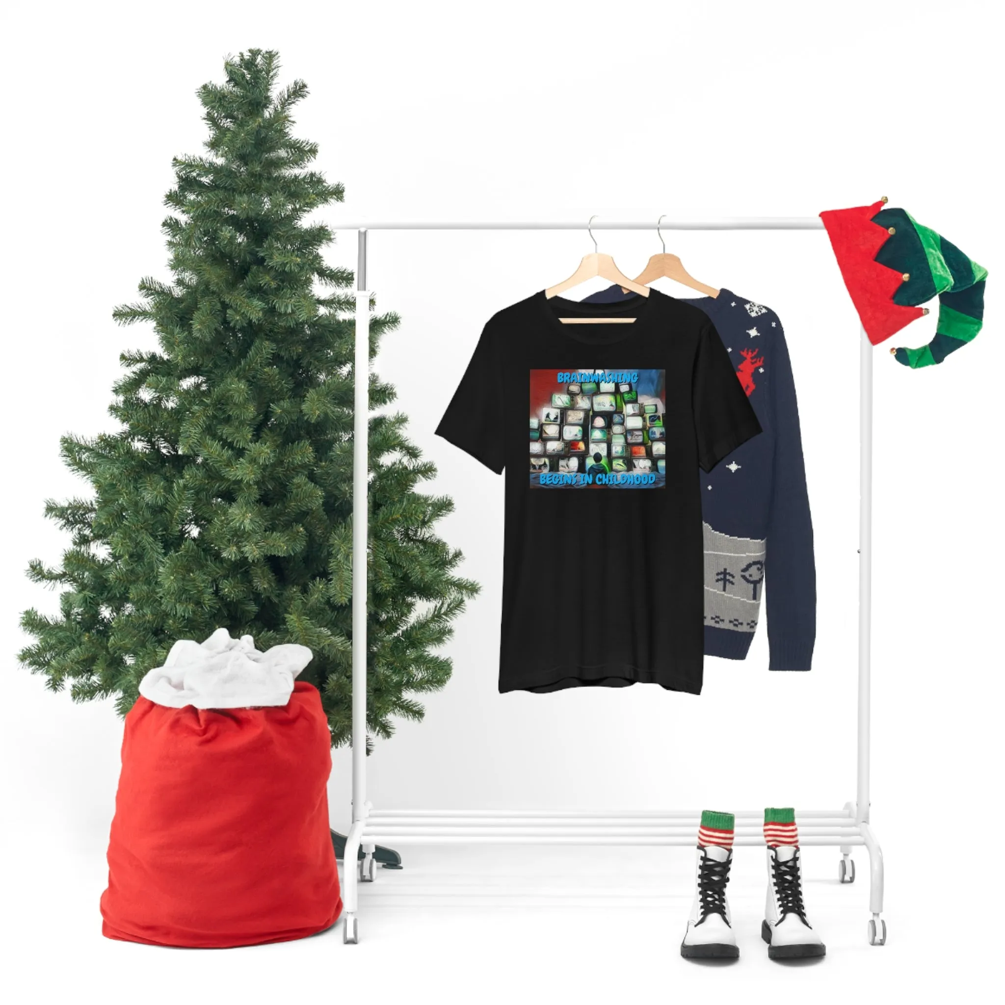 Brainwashing Begins in Childhood Short Sleeve Tee
