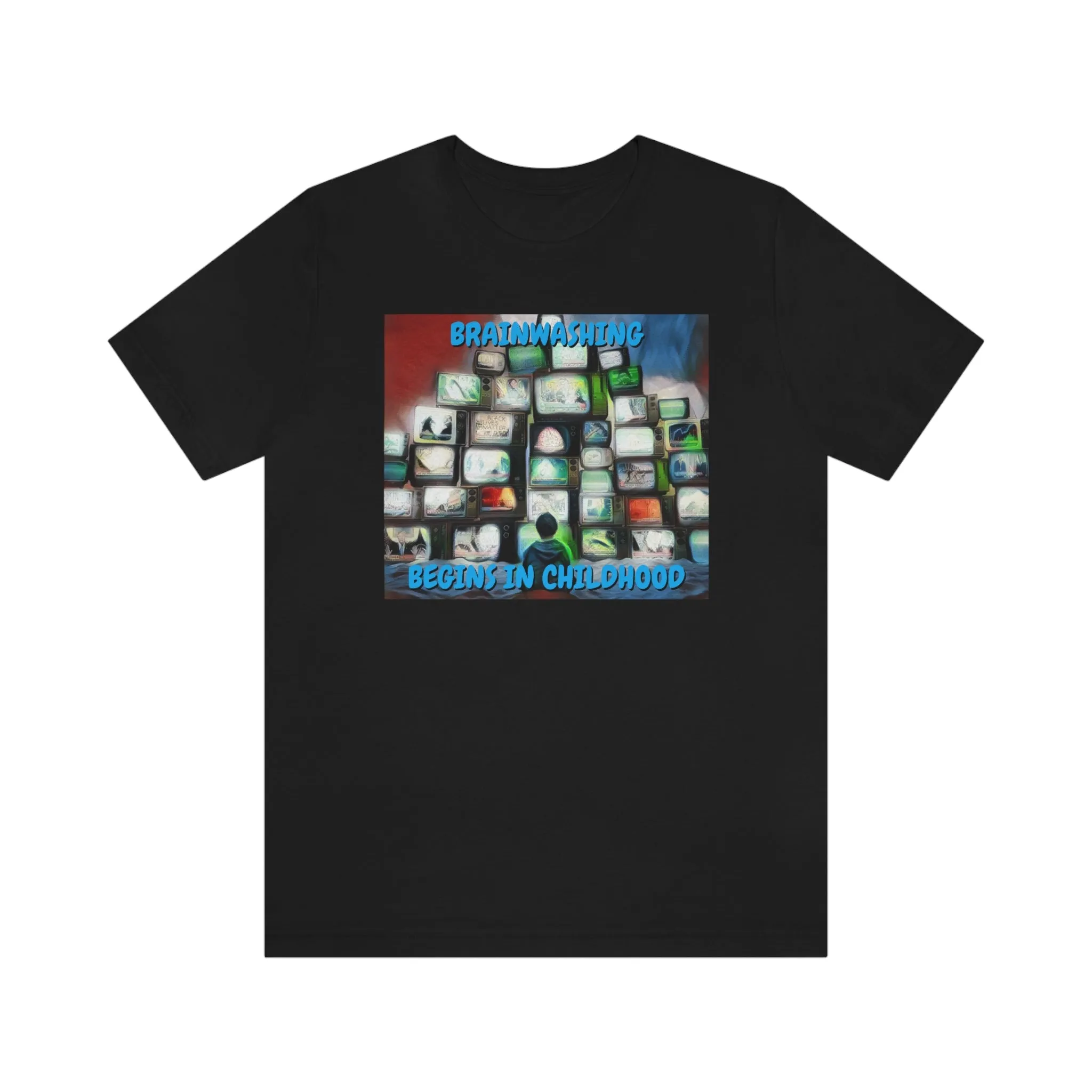 Brainwashing Begins in Childhood Short Sleeve Tee