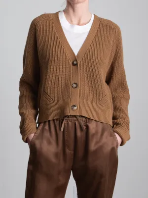 Bree Cotton Cardigan - Praline
