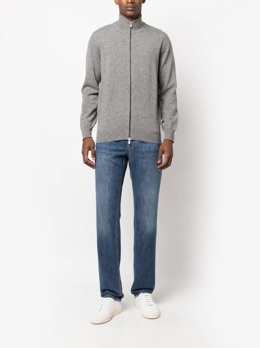 Brunello Cucinelli Sweaters Grey