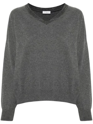 Brunello Cucinelli Sweaters Grey