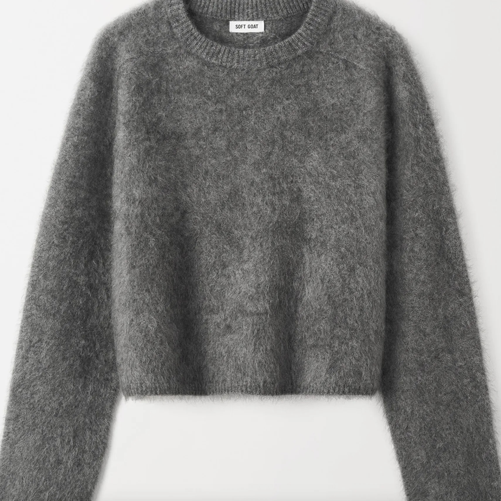 Brushed Crewneck | Soft Goat