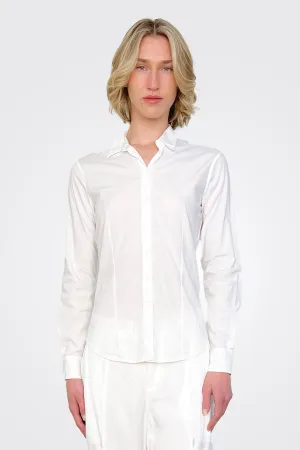 Button Down Blouse - White