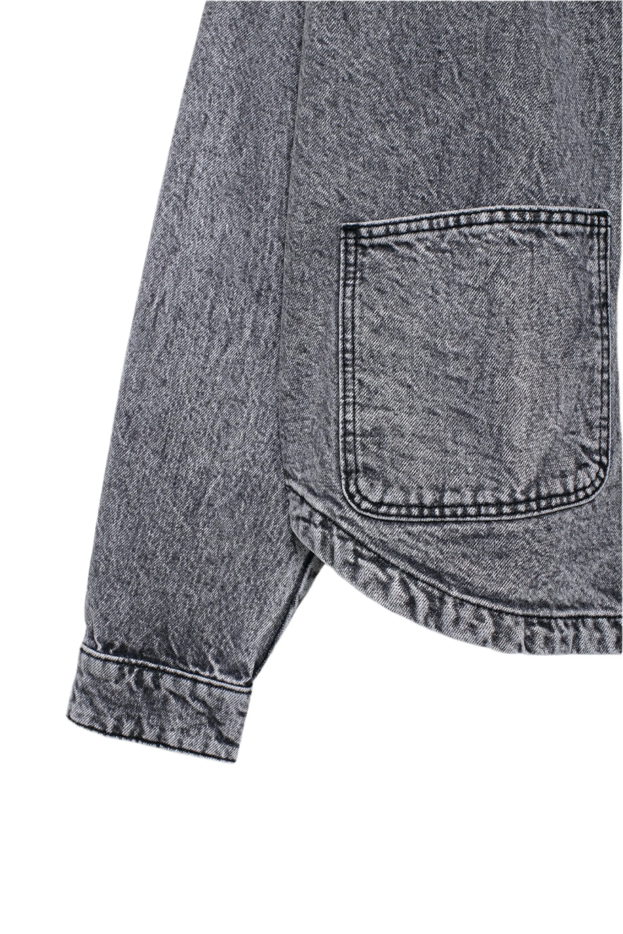 Button Down Denim Blouse