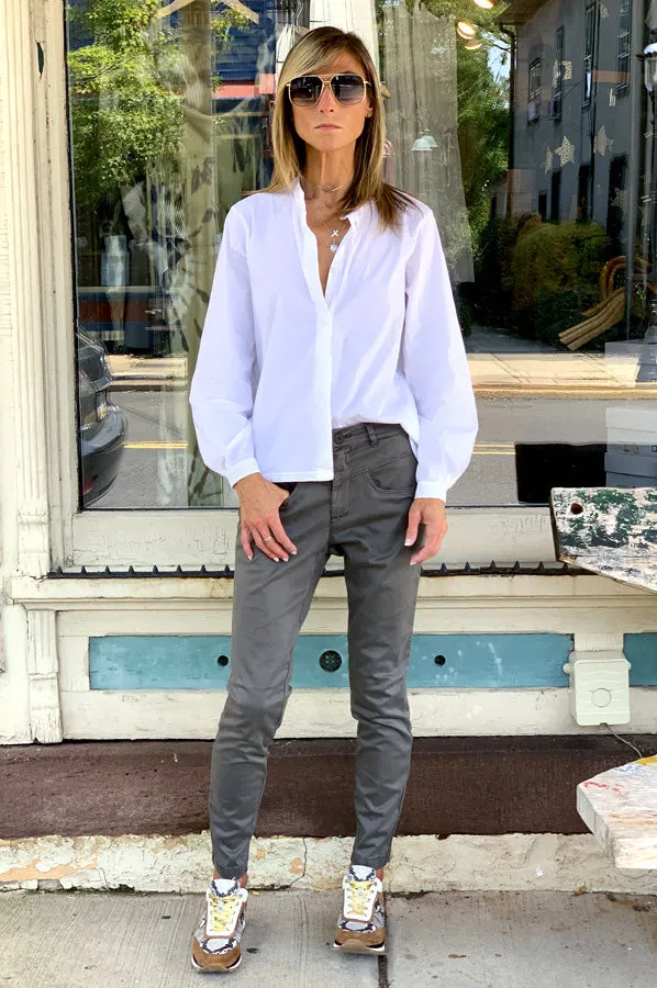 Button Down Shirt - White