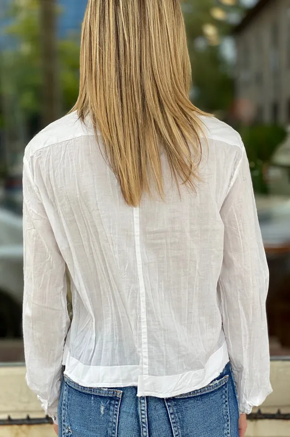 Button Down Shirt - White