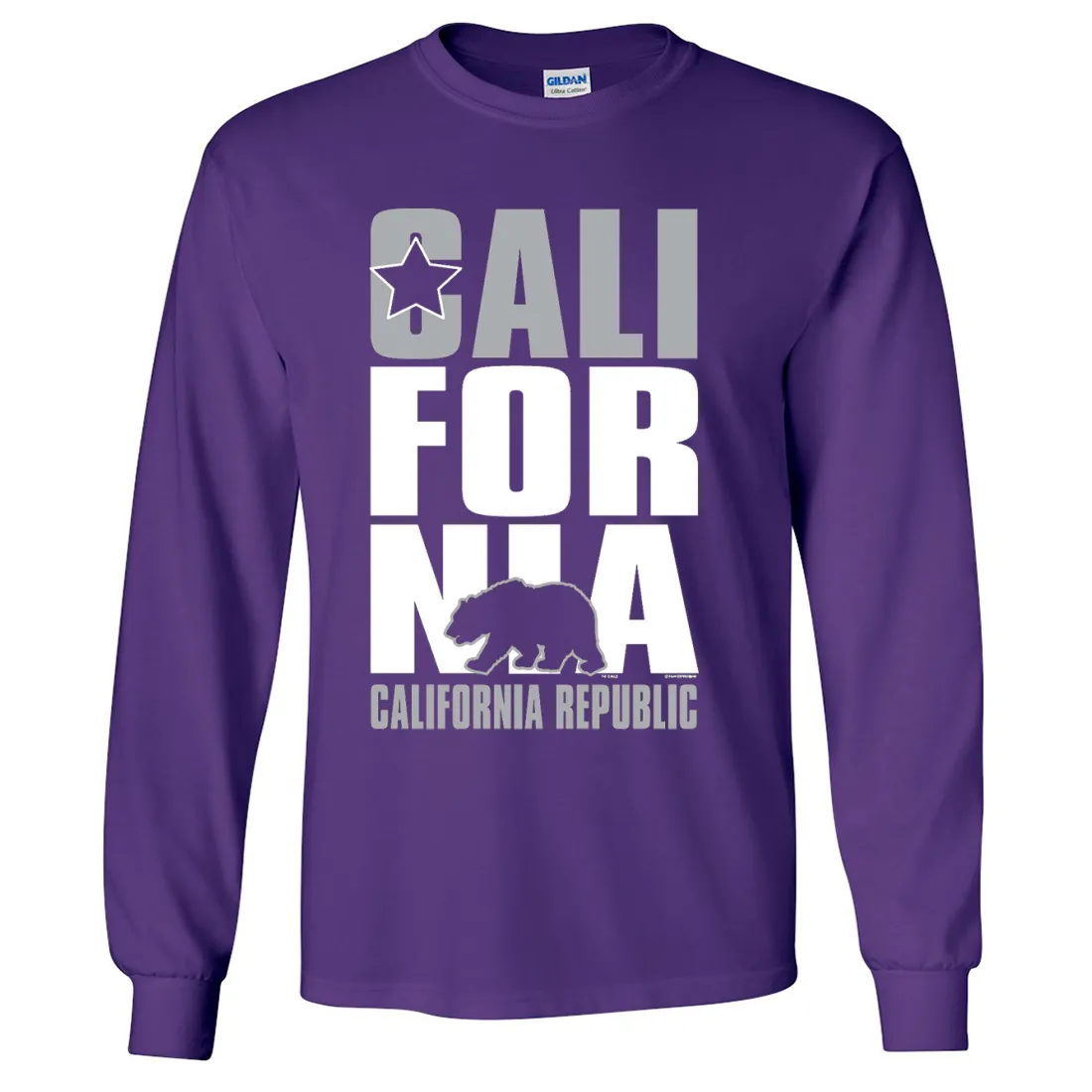 California Republic Raiders Style Long Sleeve Shirt