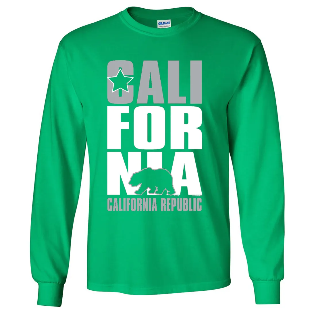 California Republic Raiders Style Long Sleeve Shirt