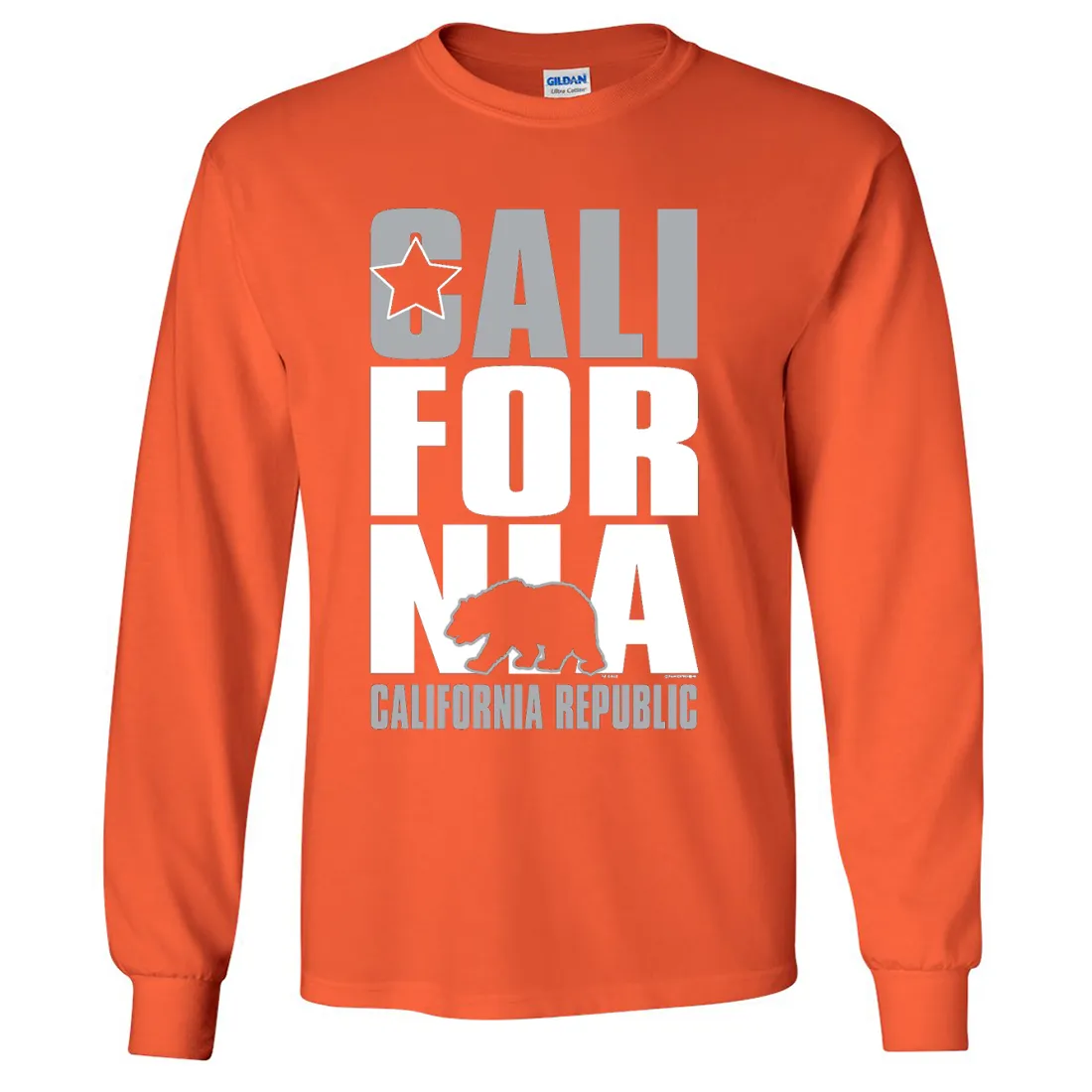 California Republic Raiders Style Long Sleeve Shirt