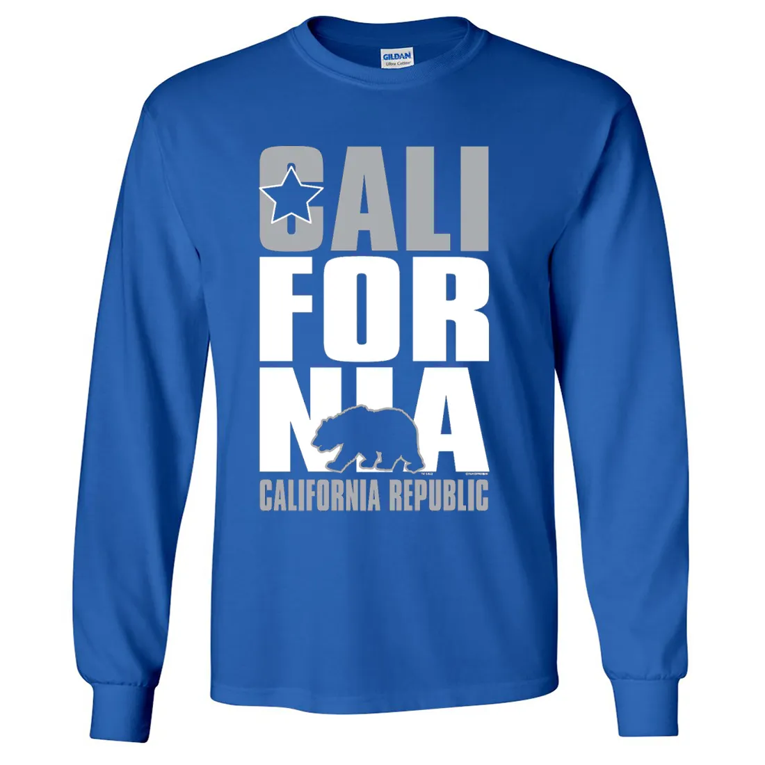 California Republic Raiders Style Long Sleeve Shirt