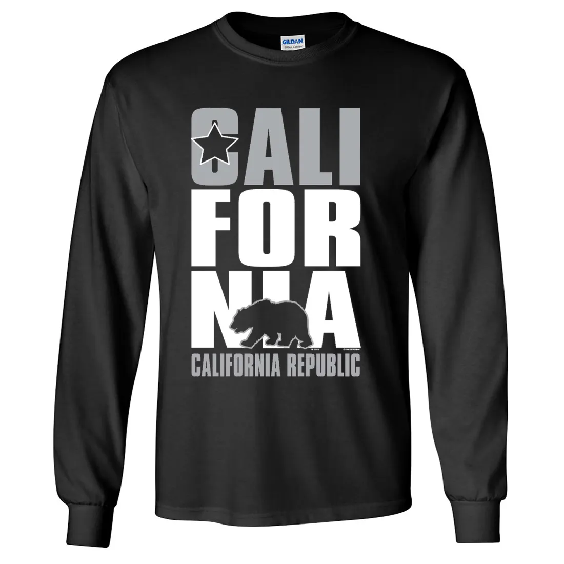 California Republic Raiders Style Long Sleeve Shirt